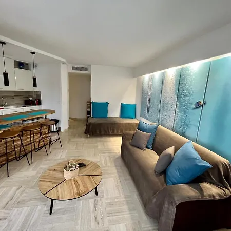 Studio moderne - Port de Mandelieu - Proche Mer Extérieur photo